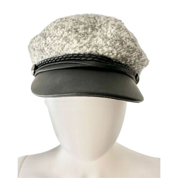 Genie Tweed Leather-Bill Marine Cap, OS - Picture 3 of 8